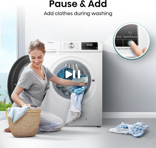 Hisense Freestanding 12 KG Front Load Washing - Image 5