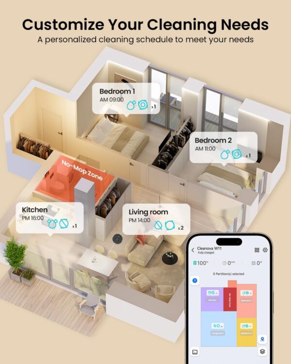 Vexilar Smart Robot Mop & Vacuum - Image 8