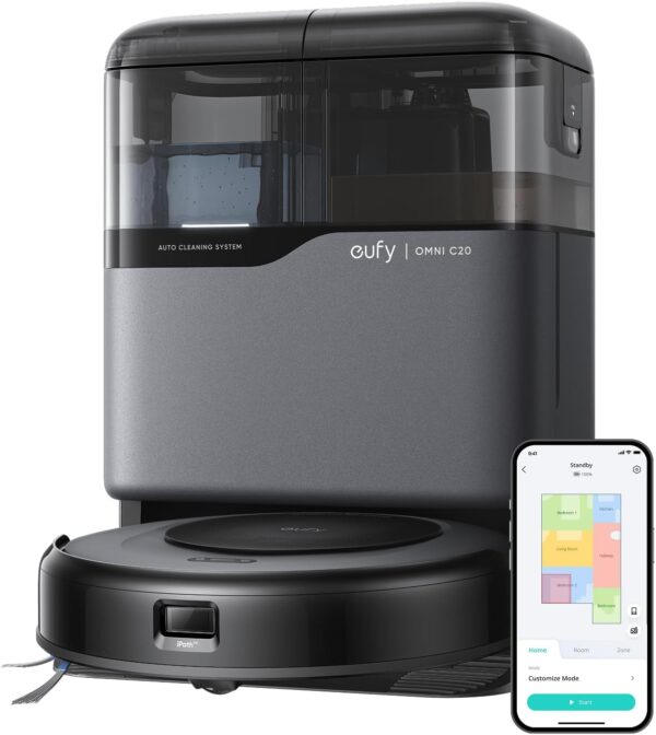 Eufy Omni C20 Robot Vacuum & Mop – 7000Pa, Auto Empty