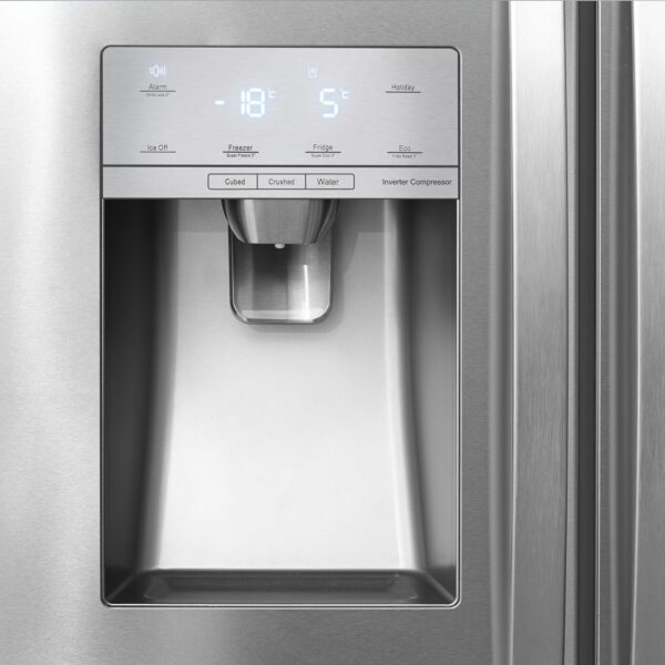 Hisense 562L Stainless Steel Fridge – RS694N4ICE, Water & Ice Dispenser - Image 6