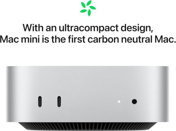Apple Mac mini Desktop Computer with M4 chip with 10 core CPU and 10 core GPU - Image 6