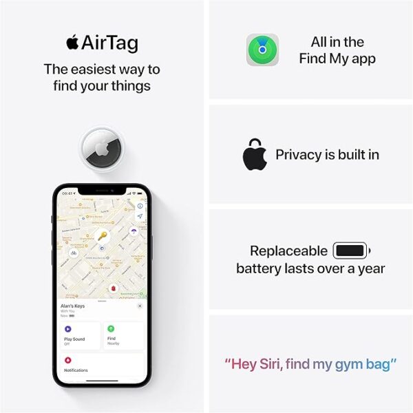 Apple AirTag (4 pack) - Image 6