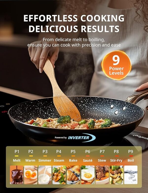COMFEE' Induction Hob 7400 WATT with 4 Zones - Image 2